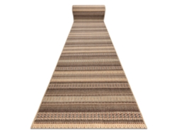Alfombra De Pasillo Lana Djobie 4533/101 Oriental Beige / Rojo 80cm