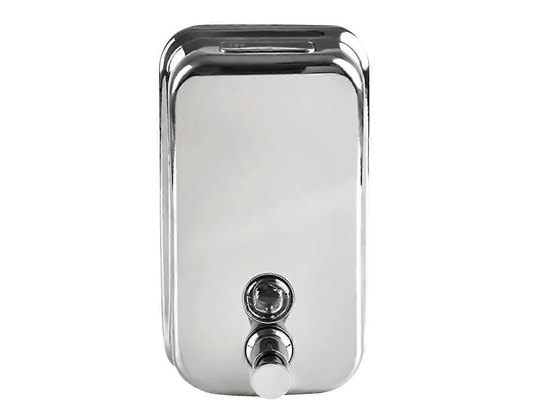 Dispensador de jabón de baño práctico de 1 pieza para montar en la pared con soporte de presión manual Rosewell