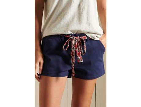 Pantalones Cortos de Mujer SUPERDRY Corto Bandana Hot (40)