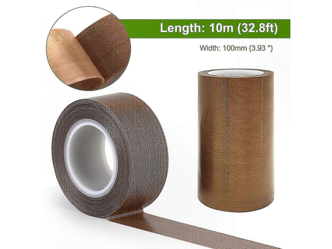 Cinta autoadhesiva de PTFE de 10 m para aplicaciones de alta temperatura. Rosewell