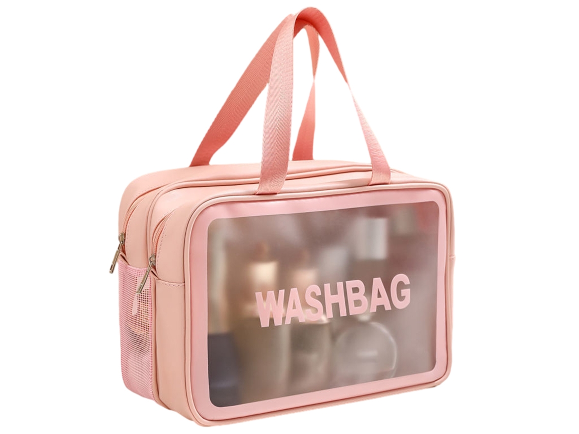 Bolsa de maquillaje transparente de PVC, impermeable, grande, organizador de viaje NEVEANCE