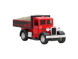 Brinquedo De Caminhão Transporte Retro 1:32 Liga Para Crianças Colecionadores Presente Areia