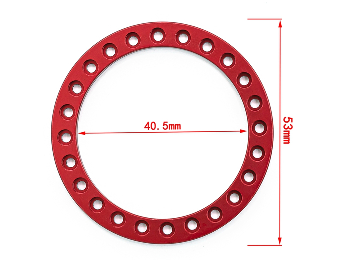 Llantas De Repuesto Para Rc Beadlock (4 Unidades) Compatibles Con Coches Rc 1/10 Trx4 Scx10 90046 90047 (1,9 Pulgadas)