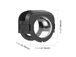 Tapa de lente para Insta360 X4, tapa protectora de silicona para lente de Insta360 X4