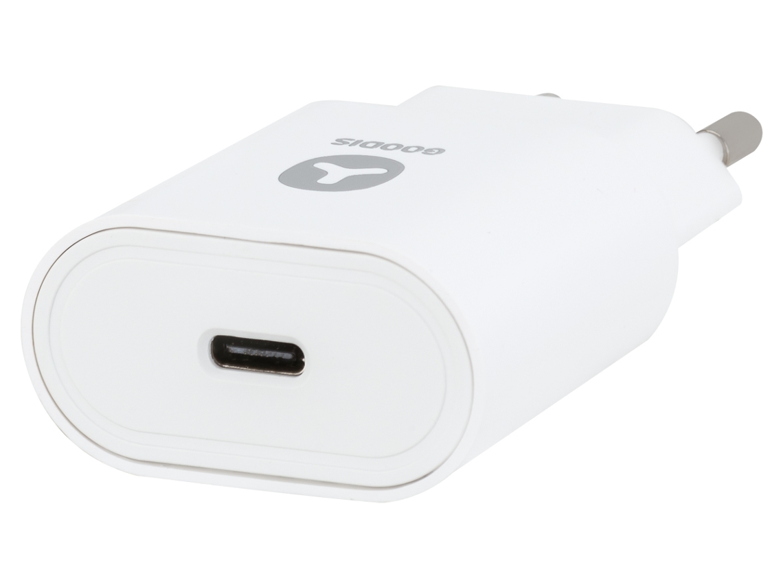 Cargador GOODIS Type-C 18W Blanco
