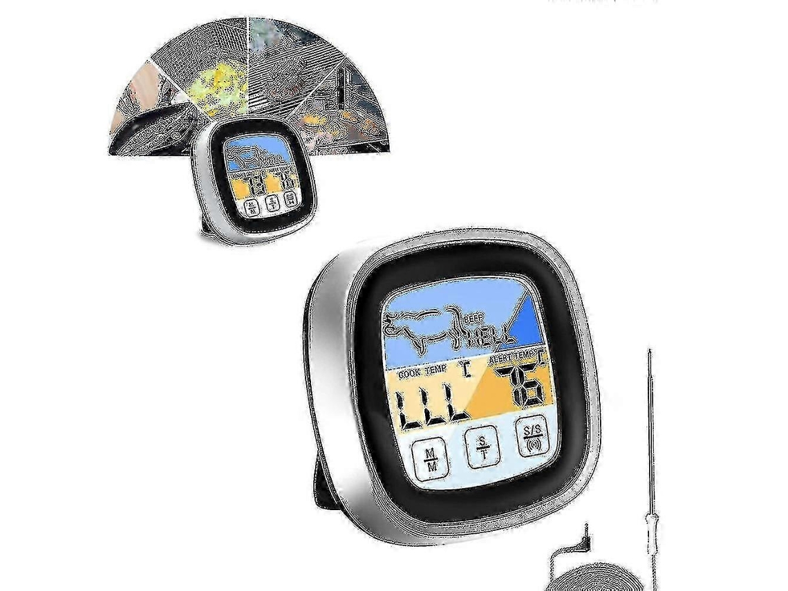Termómetro digital para alimentos con temporizador y alarma. Ly Ebike