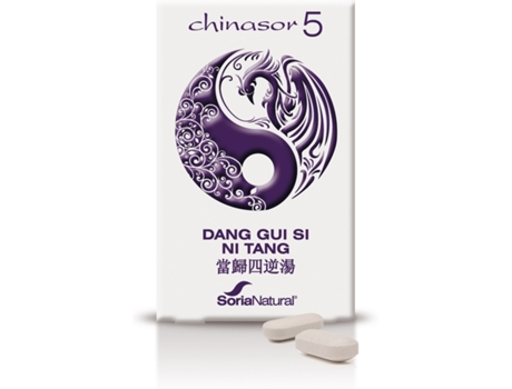 Complemento Alimentar SORIA NATURAL Chinasor 5 Dang Gui Si Ni Tang (30 Comprimidos)