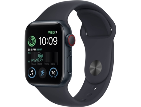 APPLE Watch SE GPS+Cellular 40 mm Medianoche con Correa Deportiva Medianoche
