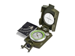 Brújula militar de senderismo, resistente al agua y duradera, con lente de precisión para camping, exploración, actividades geológicas y náuticas.