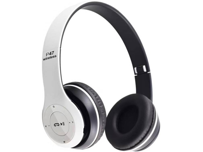 Auriculares Bluetooth LOHILL YSYDZ (On Ear - Blanco)