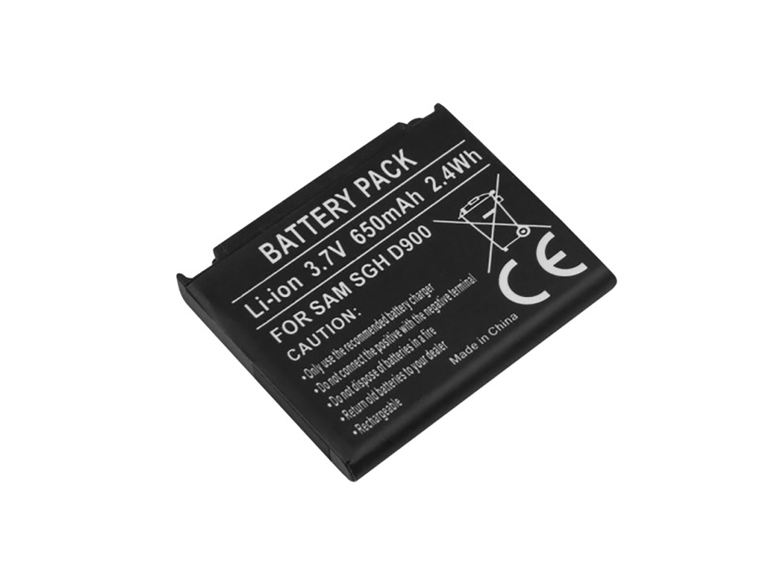 Batería de iones de litio Samsung SGH D900 (3,7 V, 650 mAh, 2,4 Wh, AB503442CECSTD)