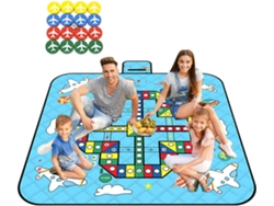 Tapete De Juego Para Exteriores | Manta De Picnic Impermeable Con Piezas De Ajedrez - Suelo De Juego