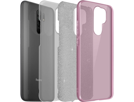 Carcasa Xiaomi Redmi 9 AVIZAR Brillante Rosa