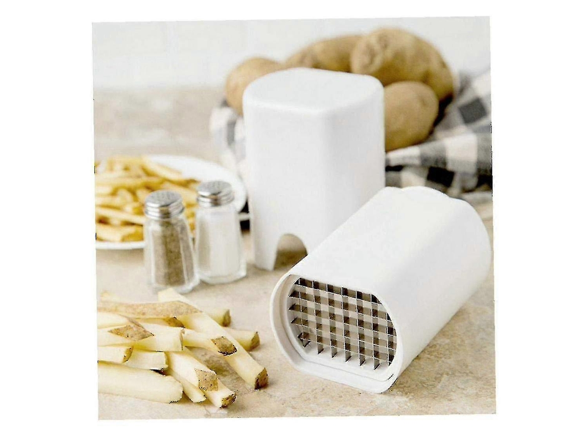 Cortador de papas fritas profesional Rosewell de acero inoxidable con 2 cuchillas