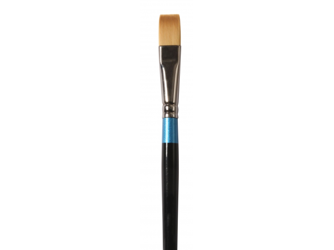 Pincel Sintetico Plano Corto Acuarela Mango Corto S.55 (Â½'' 17,46 Mm)