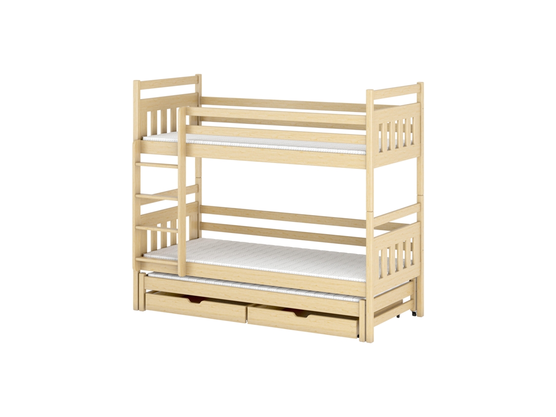 Litera FURNLUX Seweryn (Beige, Madera Maciza - 98X198X164 Cm / 90X190 Cm)