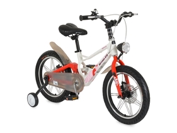 Bicicleta Byox Nitrov9 16'' para Crianças com Quadro em Magnésio e Travões de Disco White MONI