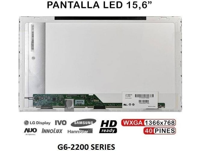 Pantalla para Portátil HP Pavilion G6-2200 Series