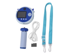 Cámara Selfie Infantil Con Pantalla Hd Ips De 2 Pulgadas, 48 Mp, 32 Gb, Trípode, Juguete Portátil, Azul.