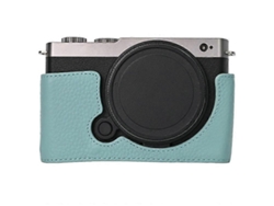Estuche de cuero genuino compatible con la cámara Panasonic Lumix S9, batería fácil de reemplazar Facpoet