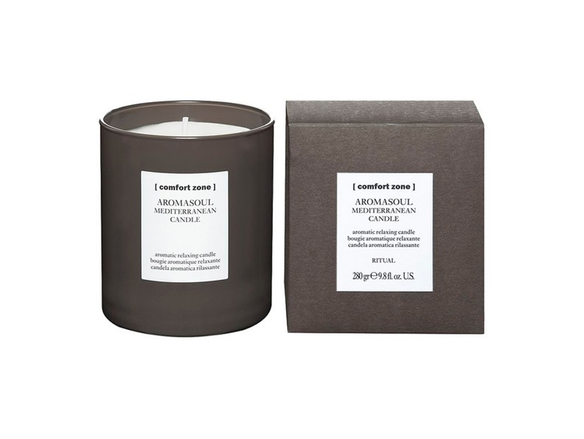 Vela Perfumada AROMASOUL Mediterranean Comfort Zone (280 g)