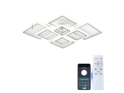 Lámpara de techo, control remoto, LED regulable, 8 cabezales OEM