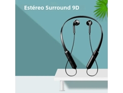 Auriculares inalámbricos Bluetooth Vayotoy con reducción de ruido, estéreo, para colgar en el cuello, con micrófono, deportivos, universales