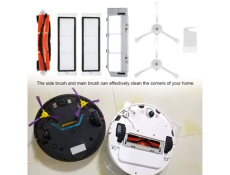 Kit de accesorios para aspiradora, piezas de repuesto para aspiradora con cepillo lateral, filtro de tela, cepillo principal de repuesto GB