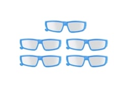 5 Gafas Profesionales De Seguridad Para Eclipses Solares Para Adolescentes Y Adultos - Azul