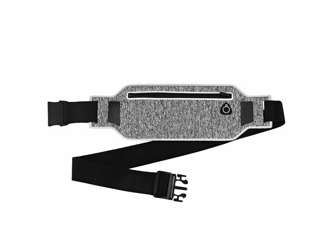 Cinturón de running con compartimento para el móvil - Gris y negro