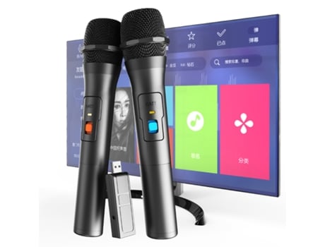 Kits de sistema de micrófono inalámbrico WEIMAI, receptor Vhf, micrófono portátil Usb