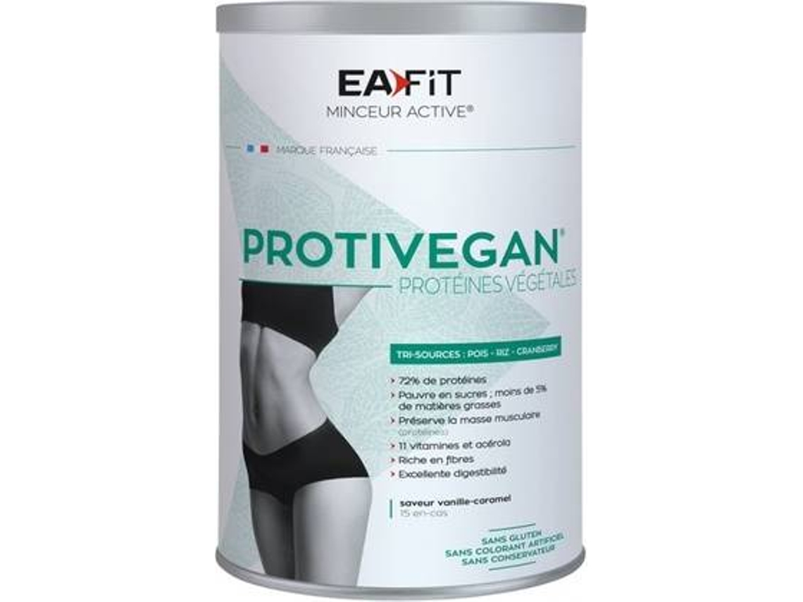 Complemento Alimenticio EAFIT Protivegan - Vanilla / Caramel (450 g de pó (Baunilha - Caramelo))