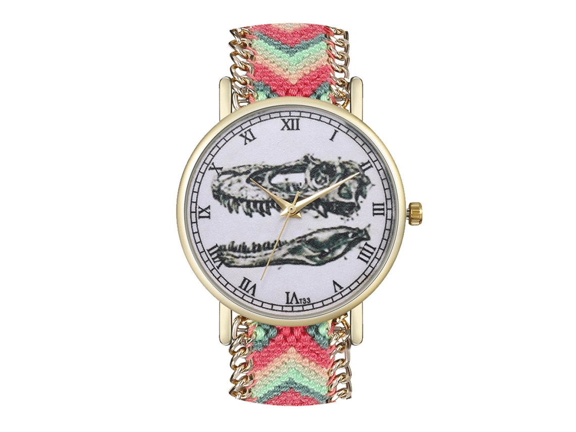 Reloj De Pulsera Unisex Zhoulianfa Con Correa De Alambre De Tela, Estilo Moderno.