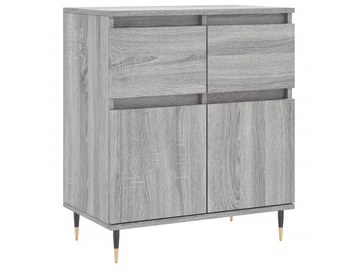 Maison Exclusive - Aparador De Madera Contrachapada Gris Sonoma 60x35x70 Cm