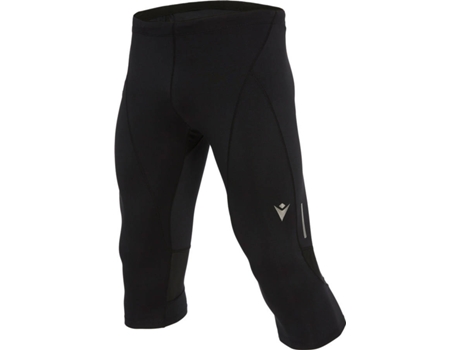 Pantalones para Hombre MACRON 3-4 Running Craig Negro para (L)