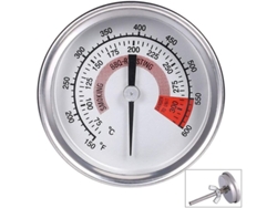 Termómetro De Horno Acero Inoxidable Para Barbacoa Parrilla Ahumador 75-300°c Y 150-600°f Antideslumbrante Fácil Instalación