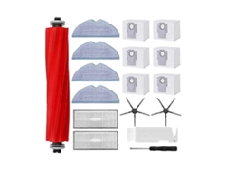 Kit de accesorios para S7 Pro Ultra/S7 Maxx Ultra: 6 bolsas para polvo, cepillo principal con rodillo y robot aspirador.