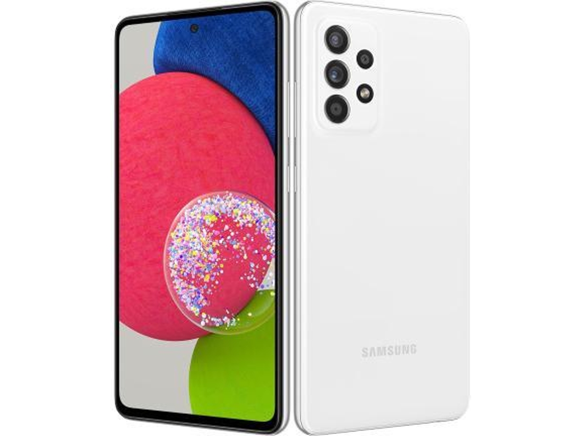 Smartphone SAMSUNG Galaxy A52s 5G Single Card 6 GB/128 GB Blanco Reacondicionado Señales de Uso