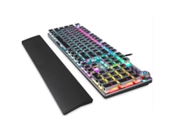 Teclado mecánico real, teclado para juegos, teclado de escritorio Everley891