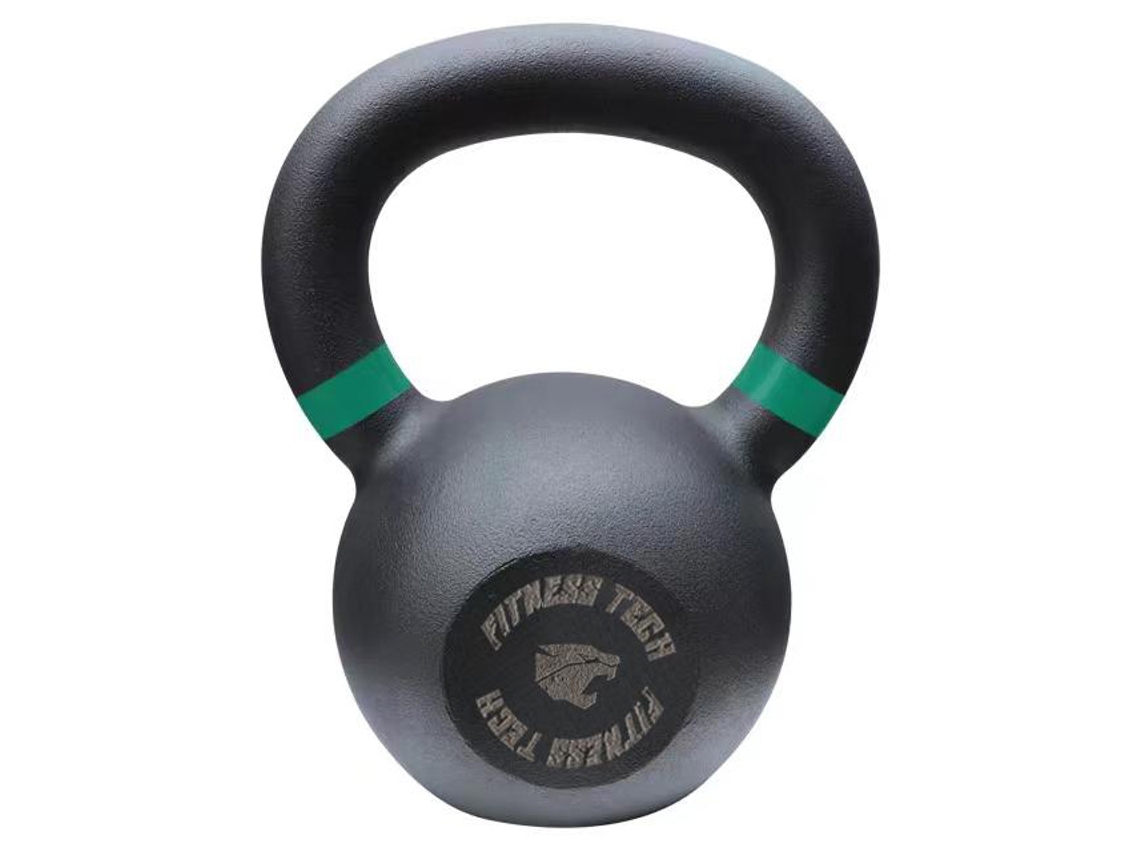 Kettlebell FITNESS TECH Ferro Fundido (12 kg)