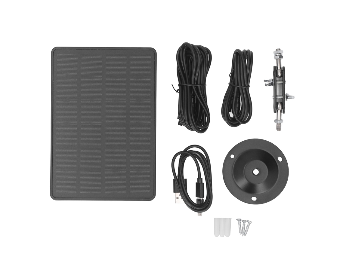 Panel Solar Para Cámara Blink De 3.ª Generación Xt Xt2 De 4 W, Resistente Al Agua Ip65, Ajustable 360°, 5 V Con Cable Usb-c.