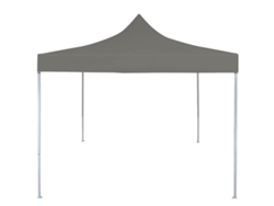 Carpa plegable para fiestas de 3x3 m, color antracita.