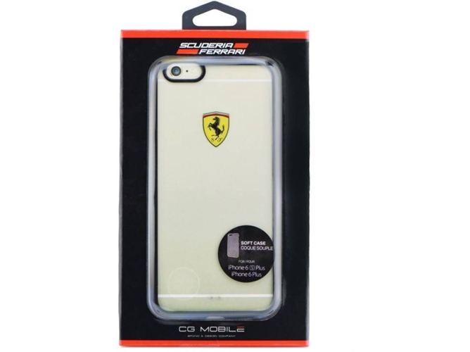 Funda iPhone 6, 6s FERRARI Original Blanco