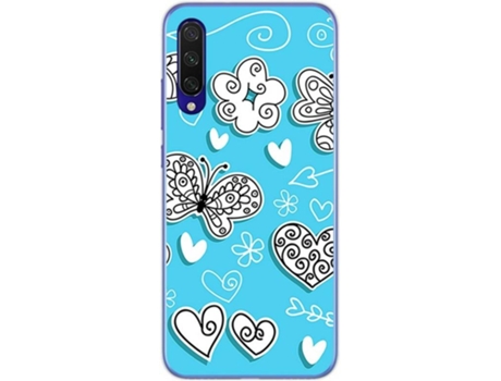 Carcasa Xiaomi Mi 9 Lite TUMUNDOSMARTPHONE Mariposas Multicolor