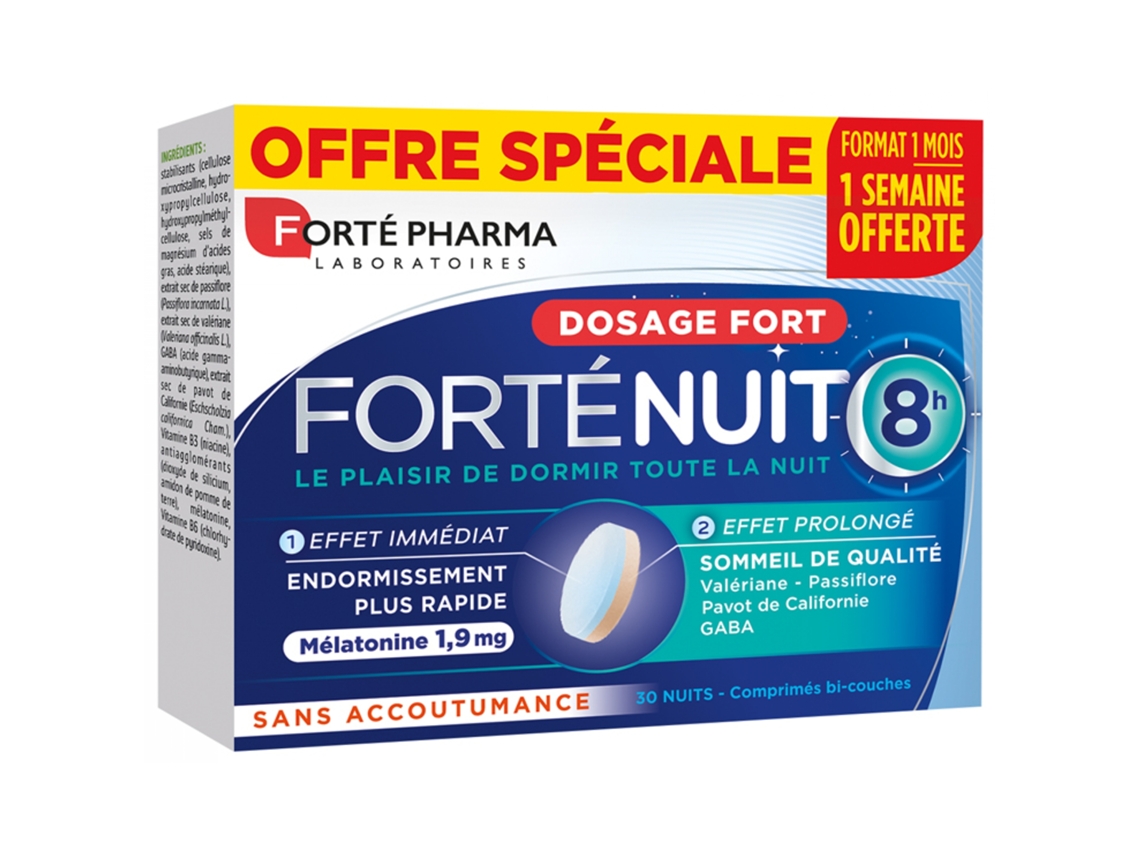 Forté Nuit 8H 30 Comprimidos Oferta Especial FORTÉ PHARMA