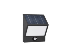 EGNA - Foco de energía solar negro 4000K BENEITO FAURE luz exterior
