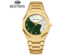 Reloj de caballero con esfera de nácar. MDUG (oro y verde)