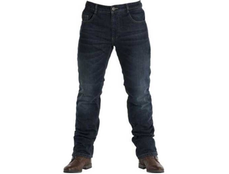Pantalones para Hombre OVERLAP Manx Azul para Motociclismo (29)