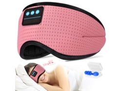 Smart Wireless 3d Stereo Call Blackout Sleep Bluetooth 5.4 Música Máscara Para Ojos Rosa Siurn