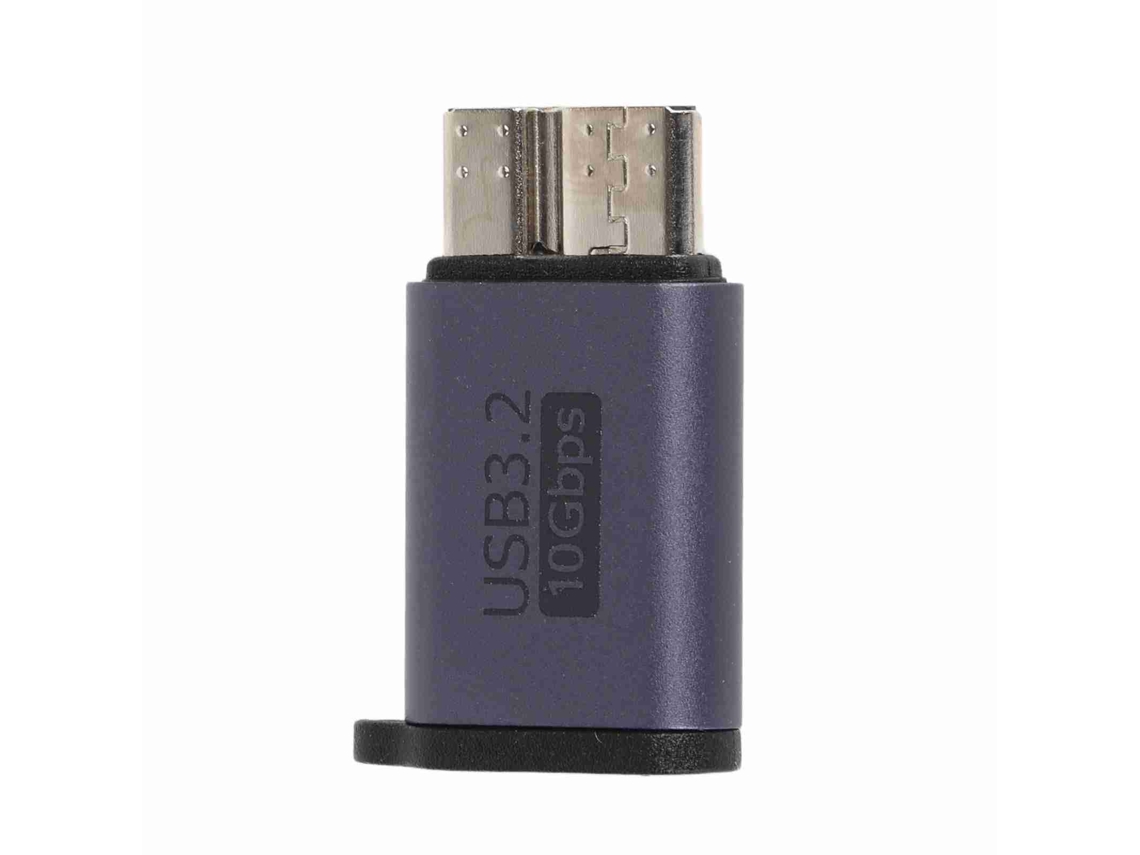 Adaptador Micro B Para Usb C Fêmea 10gbps Transferência Rápida Para Celular Laptop Pc